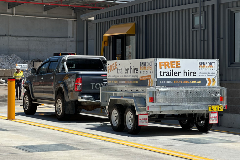 SG Trailer at weighbridge